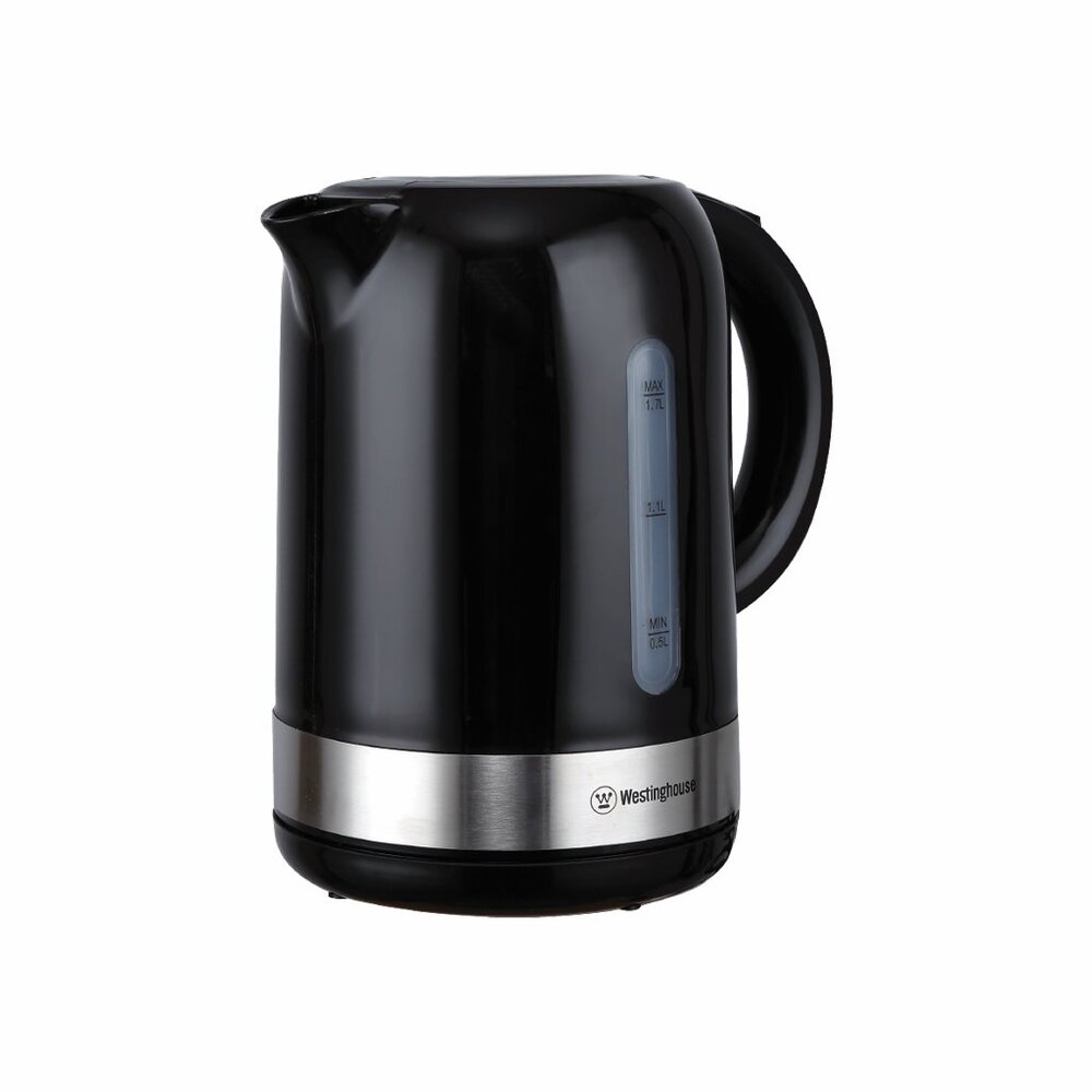 Westinghouse 1.7L Plastic Kettle, Black
